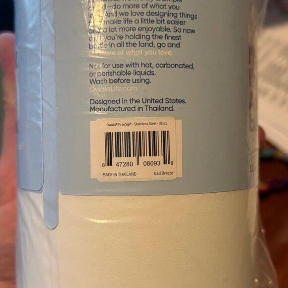 Owala Iced Breeze Insulated Water Bottle with Straw- brand new, 32 oz - Picture 3 of 5